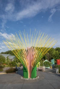 Chorus Ventus by NEON, A Plant-Inspired Installation Blooms at Lauritzen Gardens