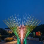 Chorus Ventus by NEON, A Plant-Inspired Installation Blooms at Lauritzen Gardens