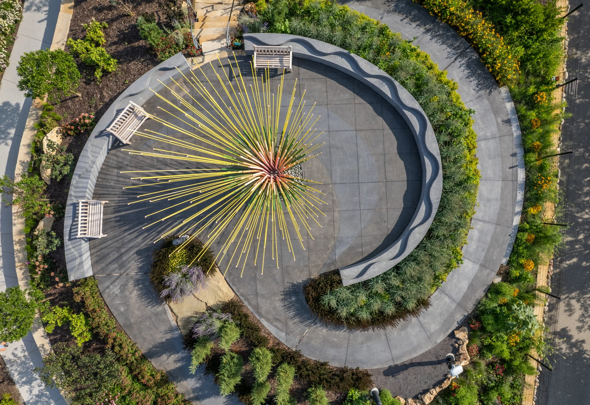 Chorus Ventus by NEON, A Plant-Inspired Installation Blooms at Lauritzen Gardens