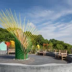 Chorus Ventus by NEON, A Plant-Inspired Installation Blooms at Lauritzen Gardens
