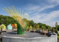 Chorus Ventus by NEON, A Plant-Inspired Installation Blooms at Lauritzen Gardens