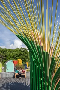 Chorus Ventus by NEON, A Plant-Inspired Installation Blooms at Lauritzen Gardens