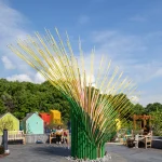 Chorus Ventus by NEON, A Plant-Inspired Installation Blooms at Lauritzen Gardens