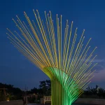 Chorus Ventus by NEON, A Plant-Inspired Installation Blooms at Lauritzen Gardens