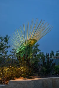 Chorus Ventus by NEON, A Plant-Inspired Installation Blooms at Lauritzen Gardens