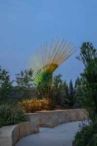 Chorus Ventus by NEON, A Plant-Inspired Installation Blooms at Lauritzen Gardens