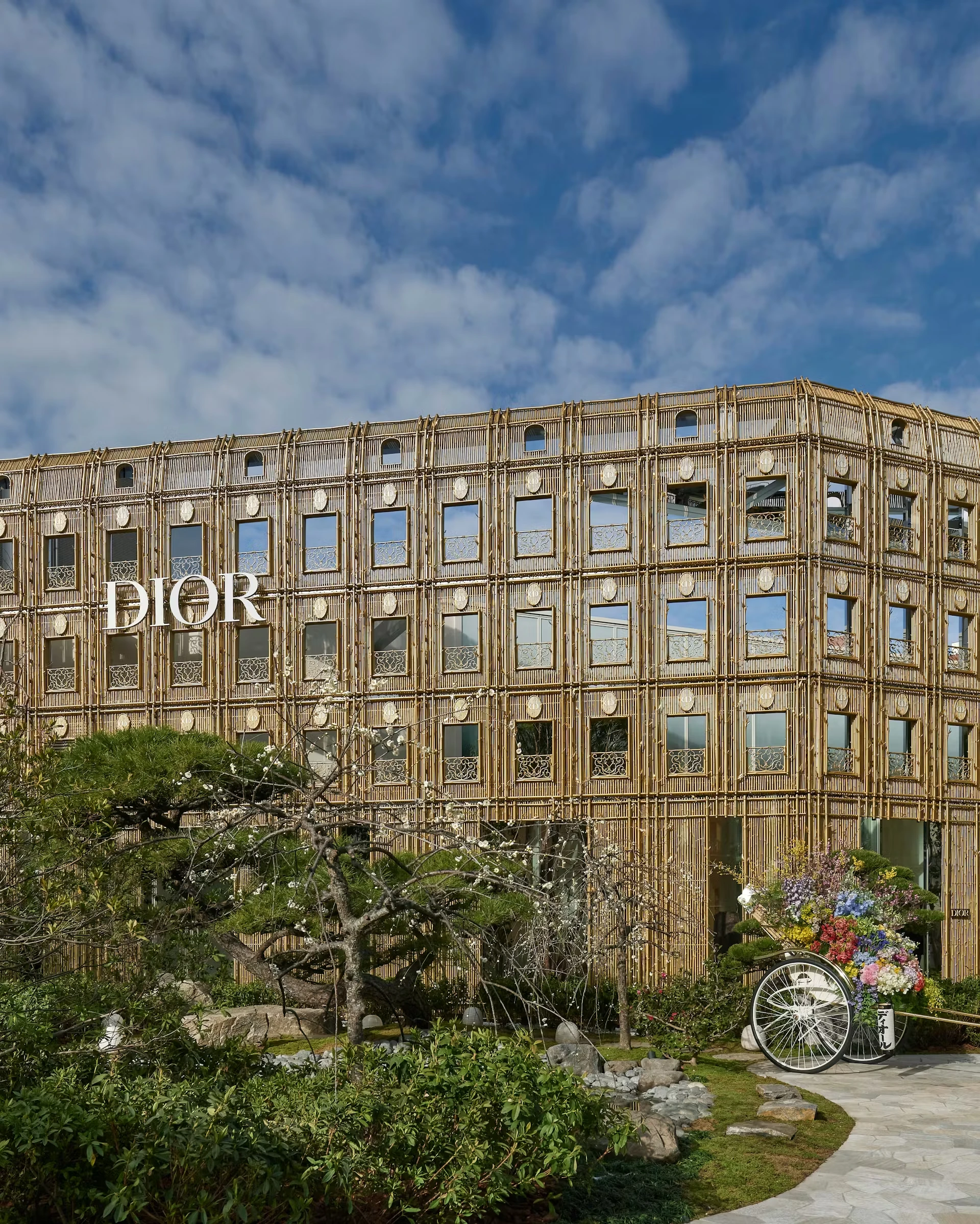 Dior Bamboo Pavilion in Tokyo