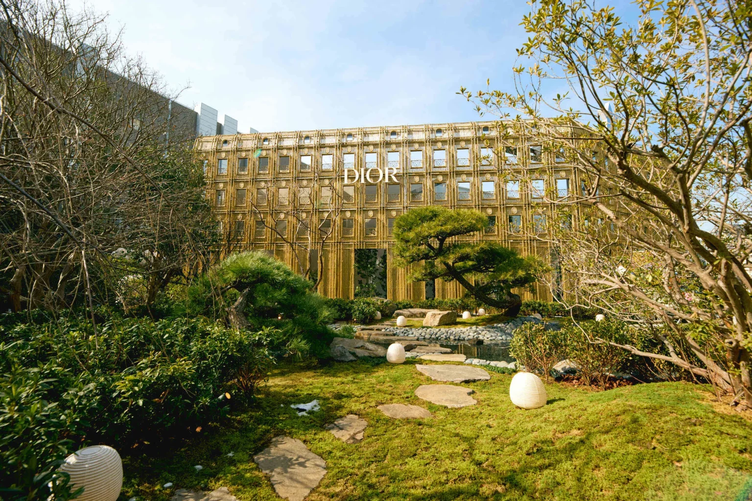 KANEBOと DIOR Dior Blends French Luxury with Japanese Craft in Bamboo Pavilion Tokyo