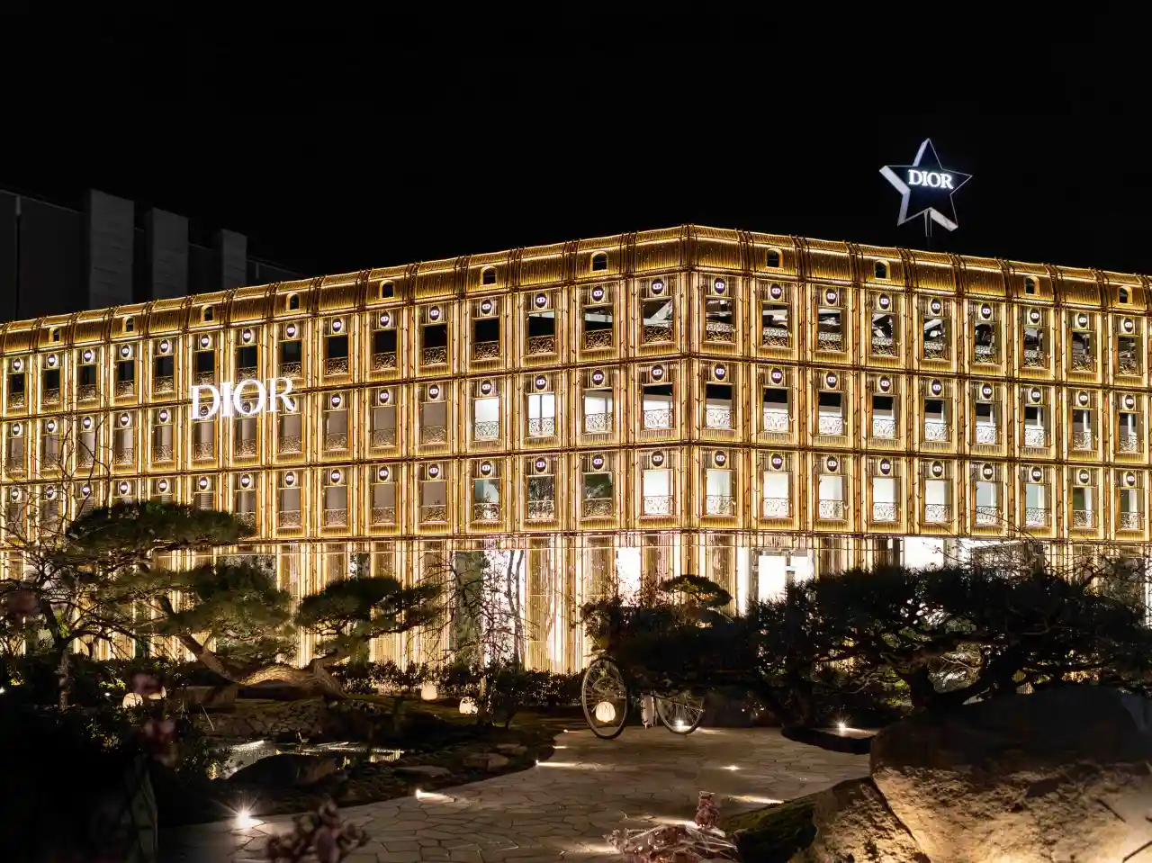 Dior Blends French Luxury with Japanese Craft in Bamboo Pavilion Tokyo