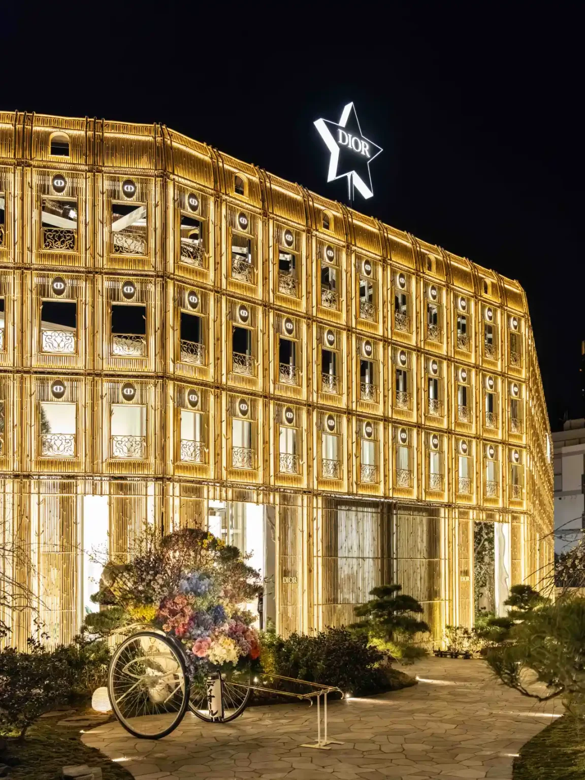 KANEBOと DIOR Dior Blends French Luxury with Japanese Craft in Bamboo Pavilion Tokyo
