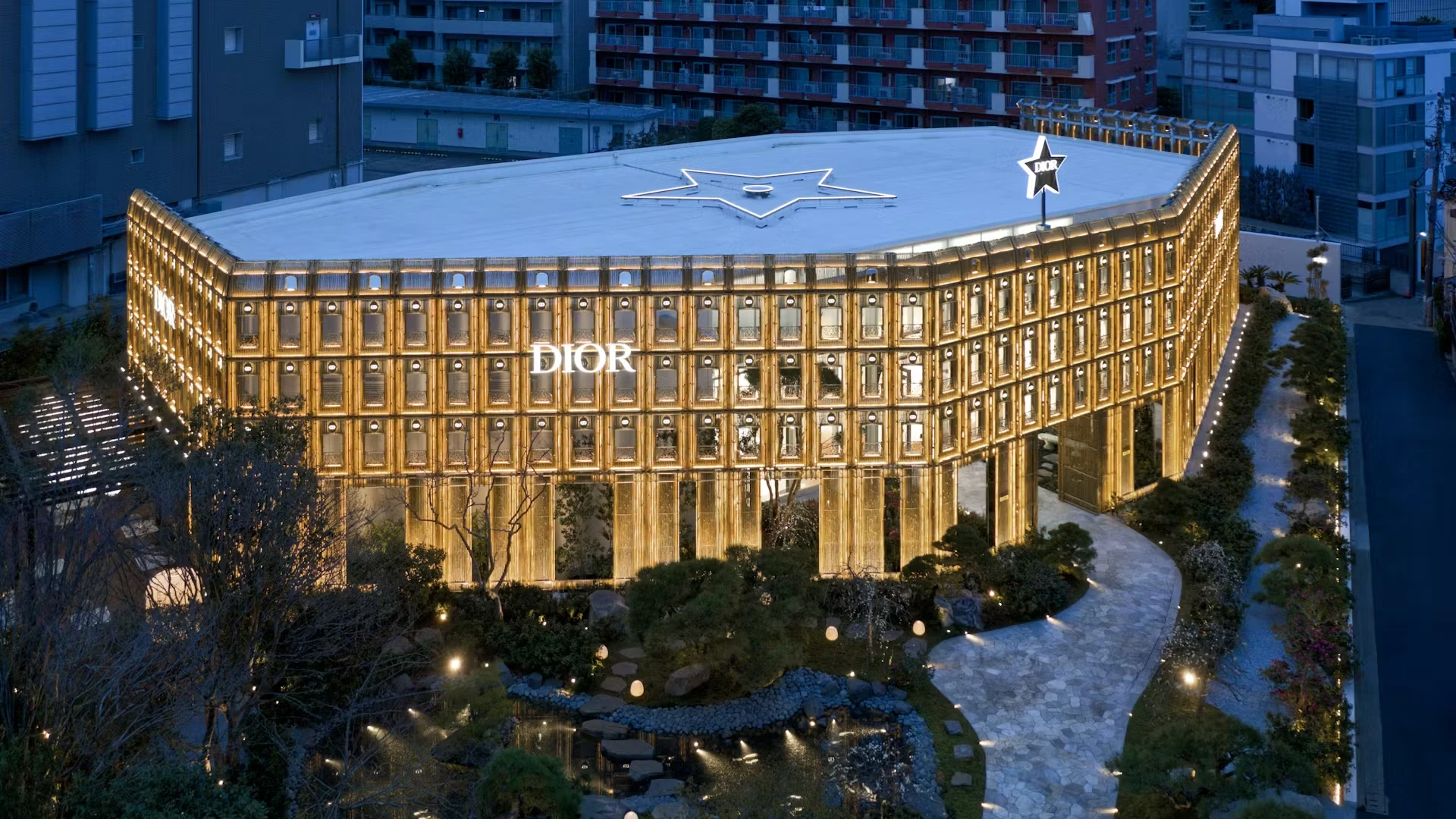 Dior Bamboo Pavilion in Tokyo