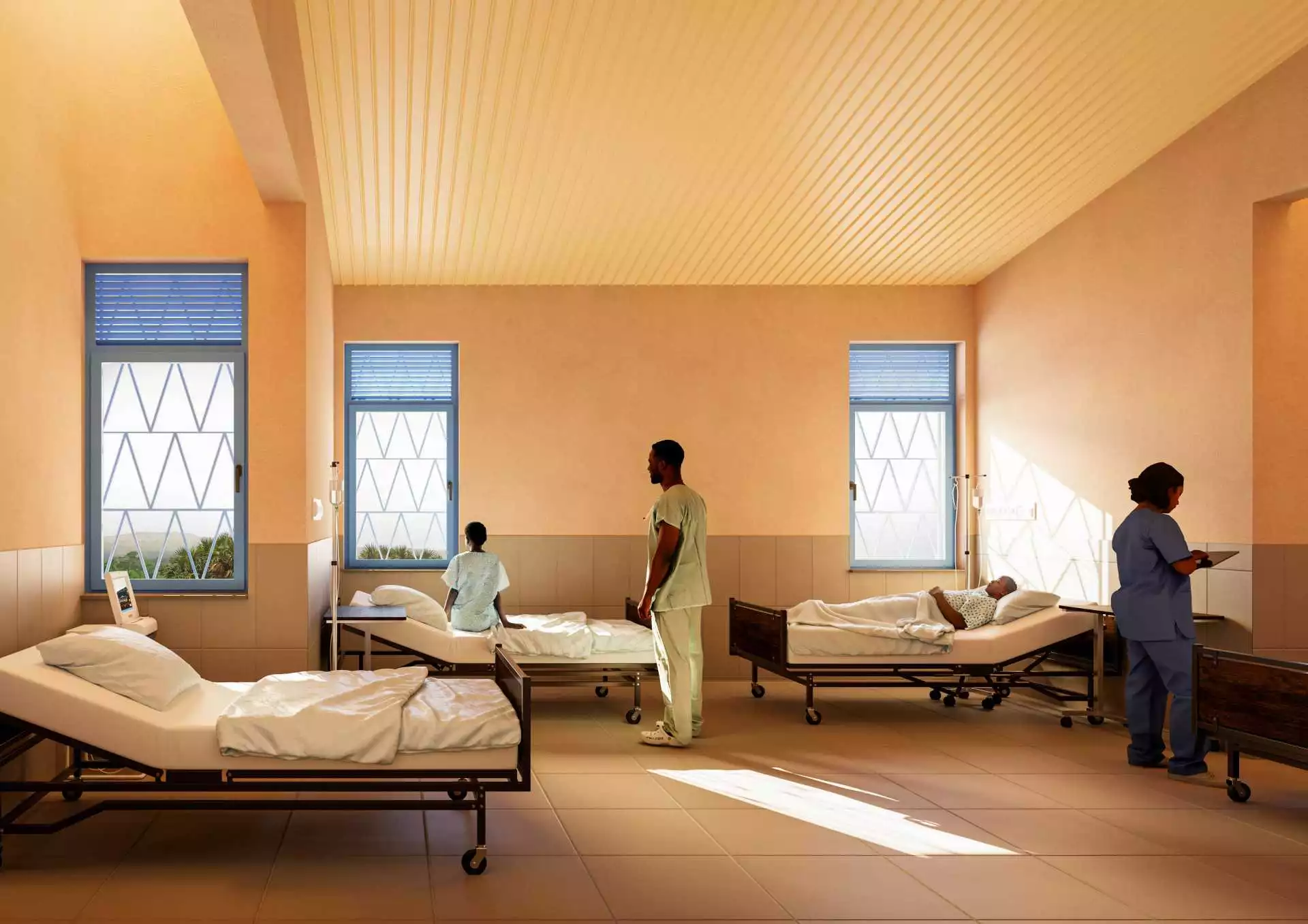 Ineza Healthcare Center by Kéré Architecture