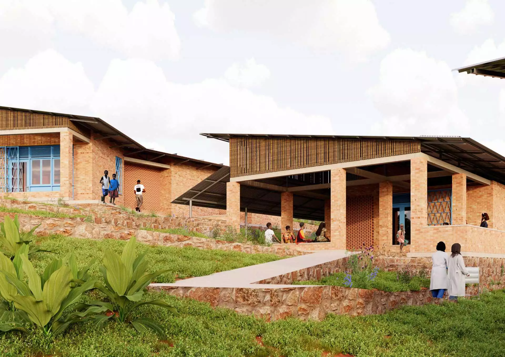 Ineza Healthcare Center by Kéré Architecture