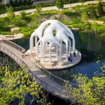 L’île Folie Pavilion by Marc Fornes/THEVERYMANY
