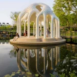 L’île Folie Pavilion by Marc Fornes/THEVERYMANY