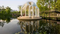 L’île Folie Pavilion by Marc Fornes/THEVERYMANY