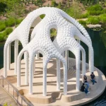 L’île Folie Pavilion by Marc Fornes/THEVERYMANY