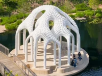 L’île Folie Pavilion by Marc Fornes/THEVERYMANY