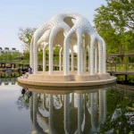 L’île Folie Pavilion by Marc Fornes/THEVERYMANY