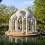 L’île Folie Pavilion by Marc Fornes/THEVERYMANY