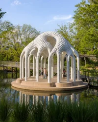 L’île Folie Pavilion by Marc Fornes/THEVERYMANY