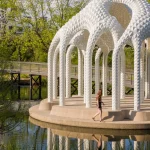 L’île Folie Pavilion by Marc Fornes/THEVERYMANY