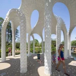 L’île Folie Pavilion by Marc Fornes/THEVERYMANY