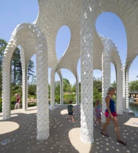 L’île Folie Pavilion by Marc Fornes/THEVERYMANY