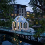 L’île Folie Pavilion by Marc Fornes/THEVERYMANY