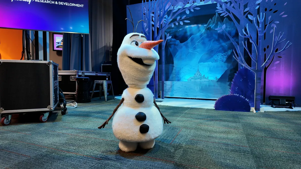 Olaf robot, NVIDIA, Disney