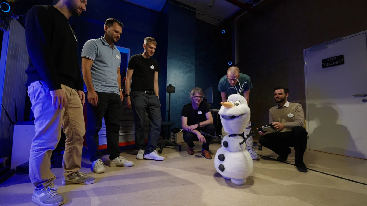 Olaf robot, NVIDIA, Disney