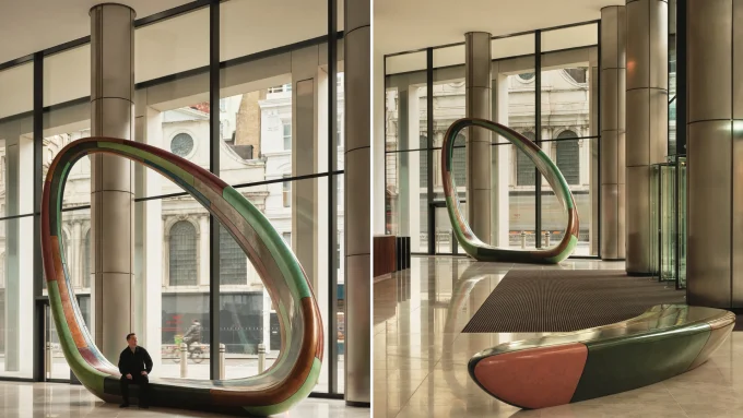 Opal Bronze Installation by Brodie Neill in London