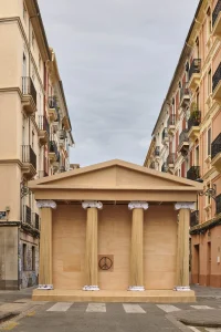 PichiAvo Creates a Burnable Temple Installation for Fallas Valencia 2026