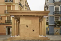 PichiAvo Creates a Burnable Temple Installation for Fallas Valencia 2026