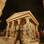 PichiAvo Creates a Burnable Temple Installation for Fallas Valencia 2026