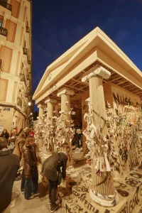 PichiAvo Creates a Burnable Temple Installation for Fallas Valencia 2026