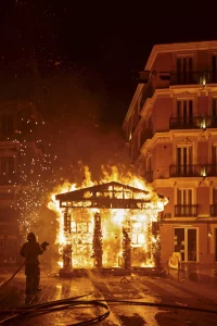 PichiAvo Creates a Burnable Temple Installation for Fallas Valencia 2026