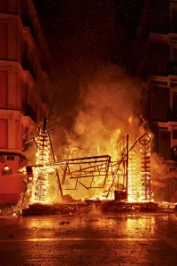 PichiAvo Creates a Burnable Temple Installation for Fallas Valencia 2026