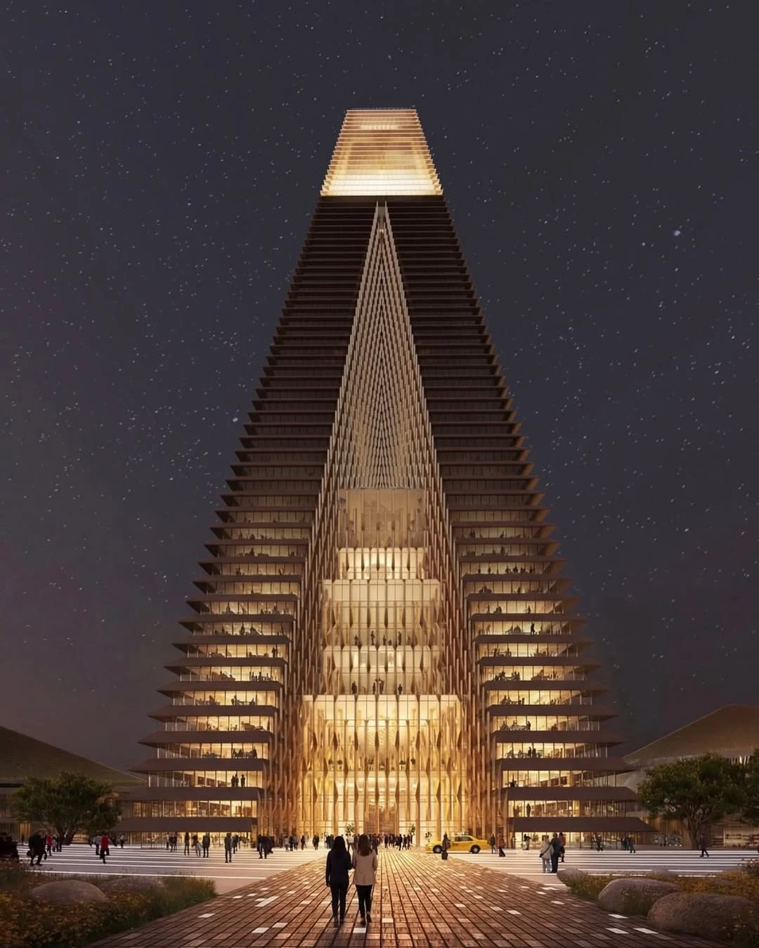 SOM Designs 272-Metre Tower Complex for the New City of Alatau, Kazakhstan 6 SOM Mixed-Use Tower Complex Alatau in Kazakhstan