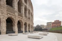 Stefano Boeri Interiors Restores Southern Ambulatory Colosseum in Rome