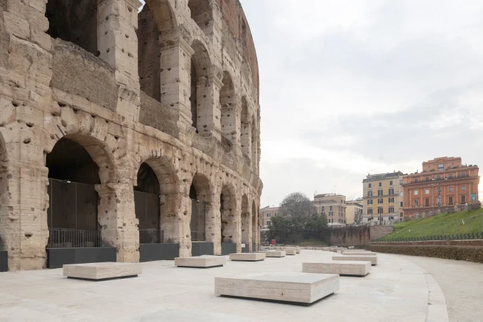Stefano Boeri Interiors Restores Southern Ambulatory Colosseum in Rome