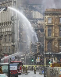Glasgow City Centre Fire Damages 175-Year-Old Victorian Structure
