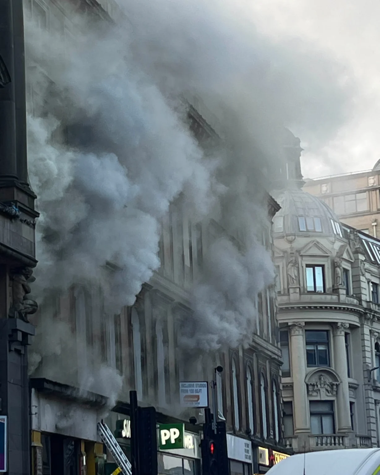 Glasgow City Centre Fire Damages 175-Year-Old Victorian Structure