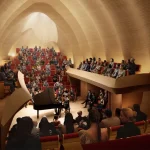 Shigeru Ban Designs a Timber Concert Hall in the Swiss Alps