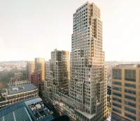 MVRDV designs dual-tower building for Tour & Taxis neighbourhood in Brussels