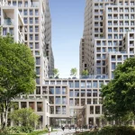 MVRDV designs dual-tower building for Tour & Taxis neighbourhood in Brussels