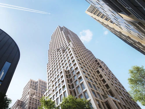 MVRDV designs dual-tower building for Tour & Taxis neighbourhood in Brussels