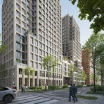 MVRDV designs dual-tower building for Tour & Taxis neighbourhood in Brussels