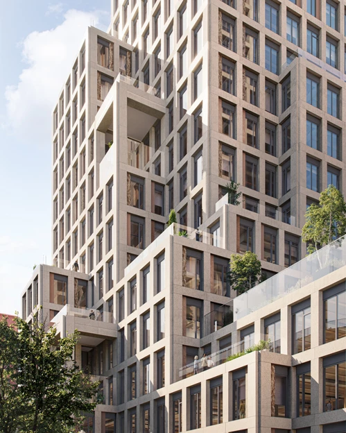 MVRDV designs dual-tower building for Tour & Taxis neighbourhood in Brussels