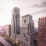MVRDV designs dual-tower building for Tour & Taxis neighbourhood in Brussels